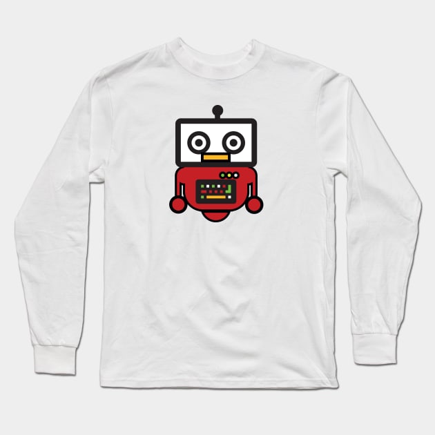 Robot Tofu Long Sleeve T-Shirt by hsf